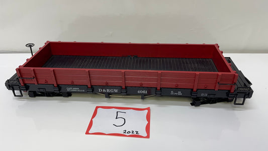 5. Flatbed Red - No Wheels